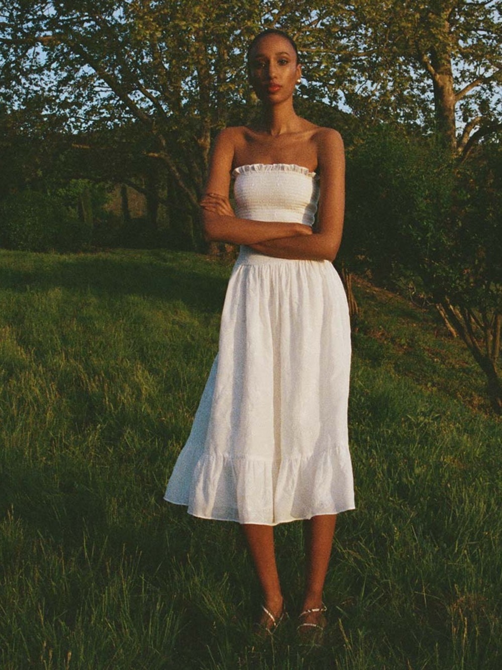 NEW WITHOUT TAGS Reformation Laurine Dress